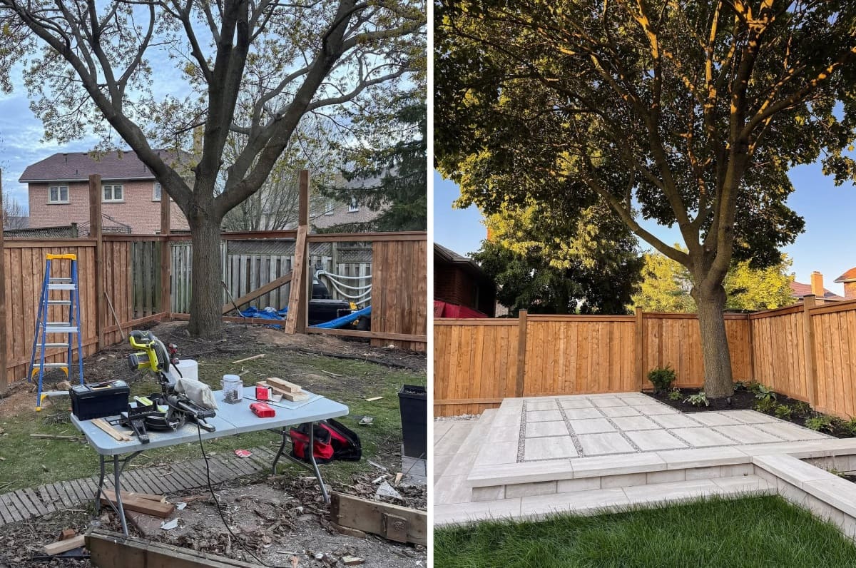 Backyard pool and patio project